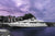 Luxury yacht docked on Hilton Head Island, South Carolina.
