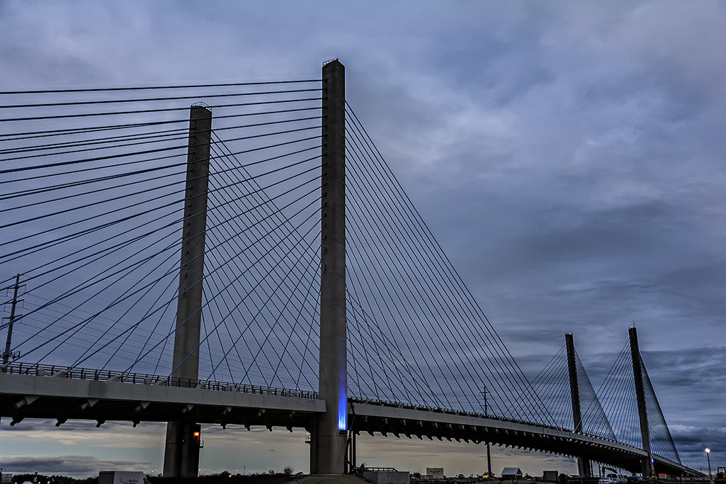 Indian River Inlet Bridge from nearby parking area.