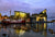 A view of the Baltimore Harbor, featuring the historic Lightship 116 Chesapeake.