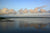 On a calm morning, a view of the Potomac River from the National Harbor in Oxon Hill, Maryland.