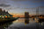 An early morning photograph of the Baltimore inner harbor near Pier 5.