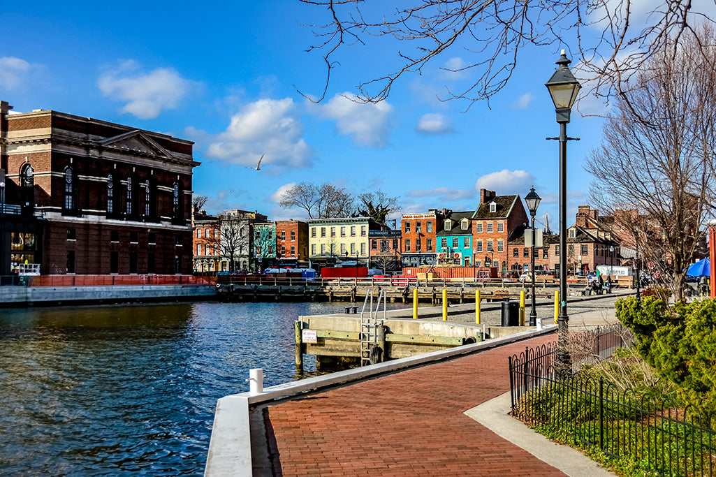 S. Ann Street near Thames St in Fells Point Baltimore.